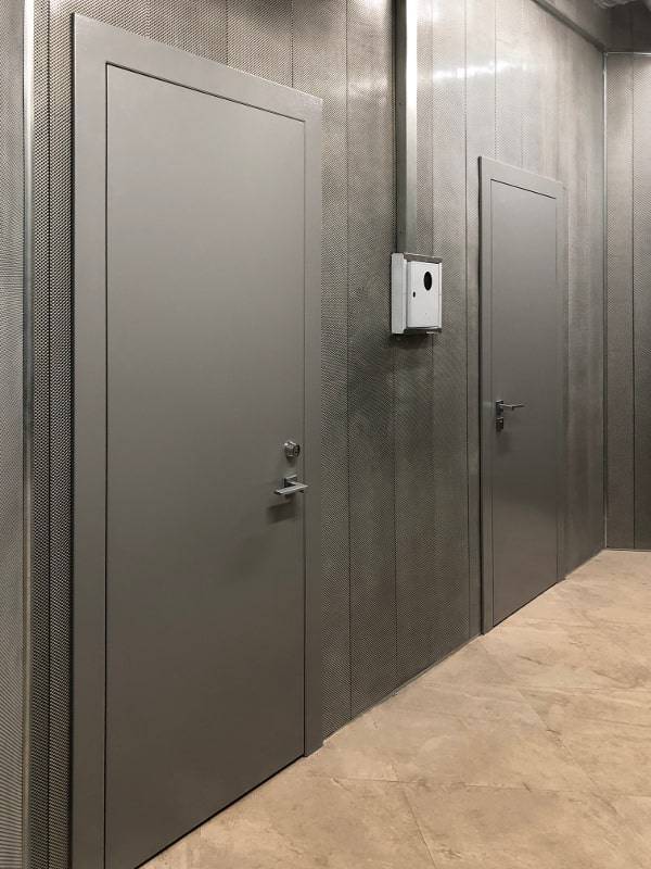 Двери со скрытыми петлями