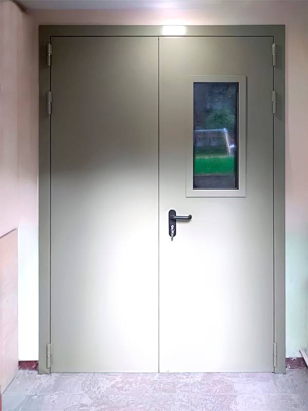 Двустворчатая пожаростойкая дверь