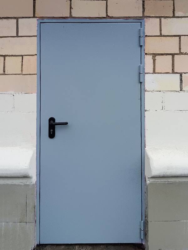 Однопольная дверь для подвала